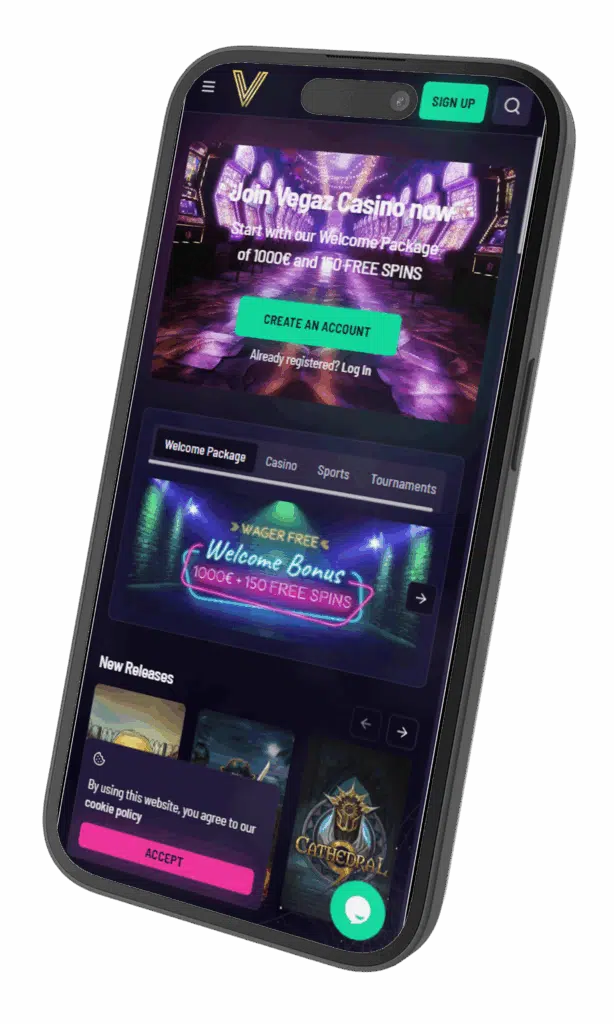 Vegaz Casino Mobile