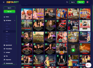 Zotabet casino review