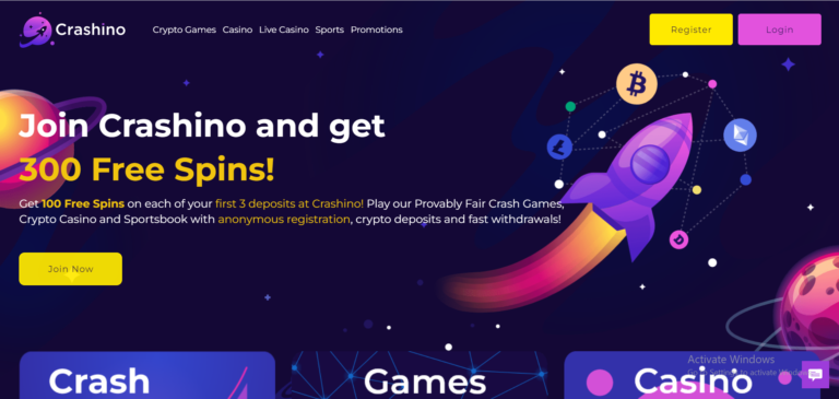 Crashino casino a detailed review